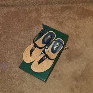 Lauren Navy blue sandals